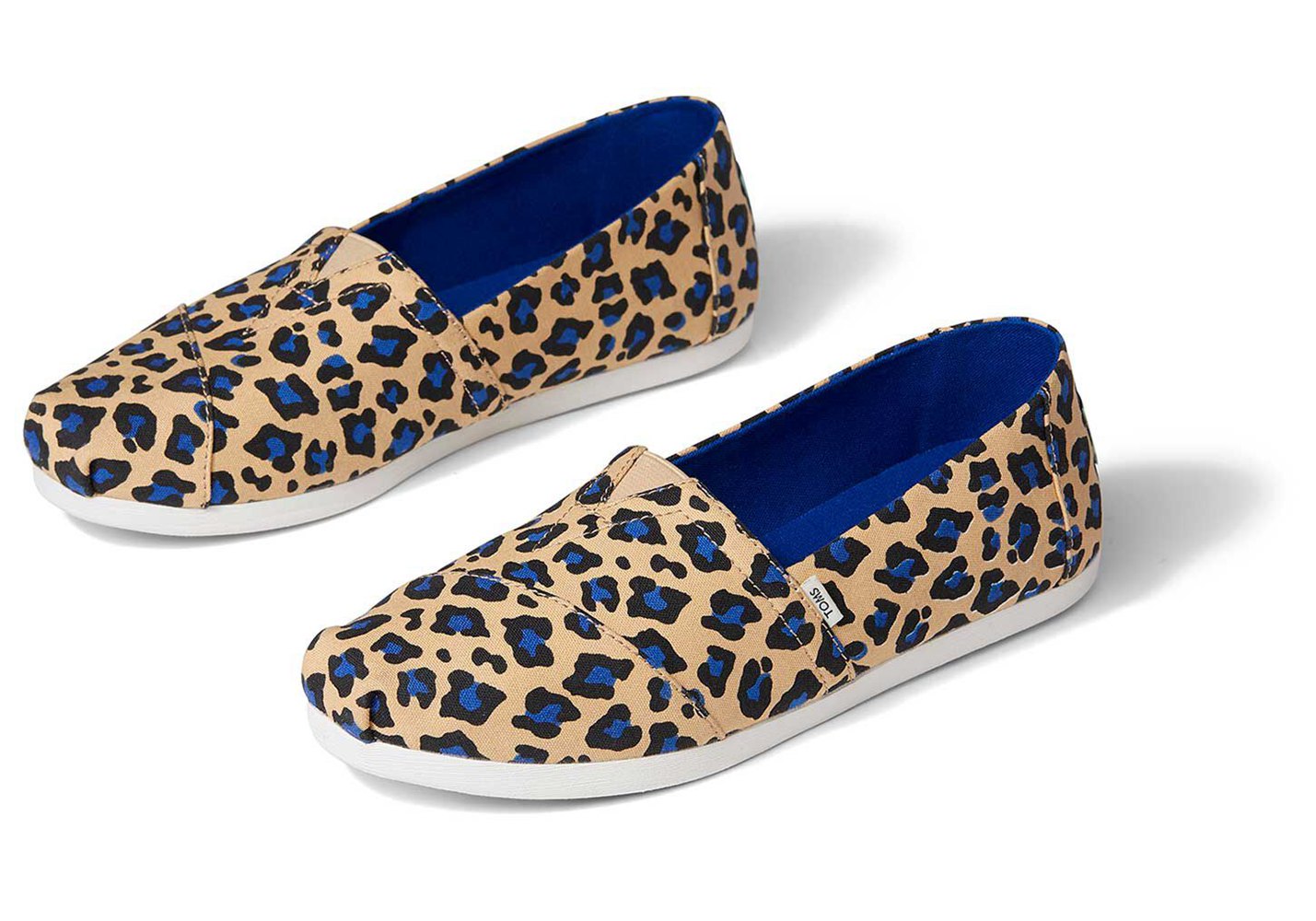 Toms Alpargata Painted Leopard Espadrille Beige - Womens - 83217-GDLU